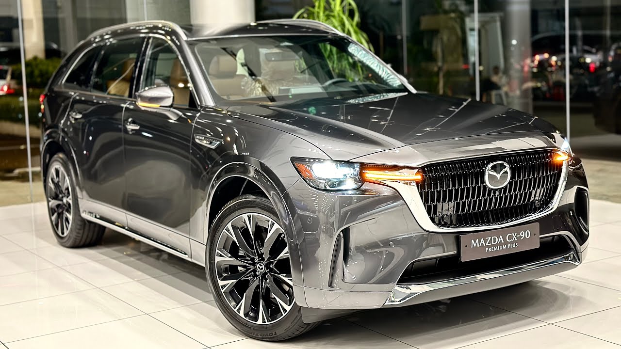 New 2025 ! Mazda CX90 Premium Plus - 3.3L Luxury SUV | Machine Grey Interior And Exterior