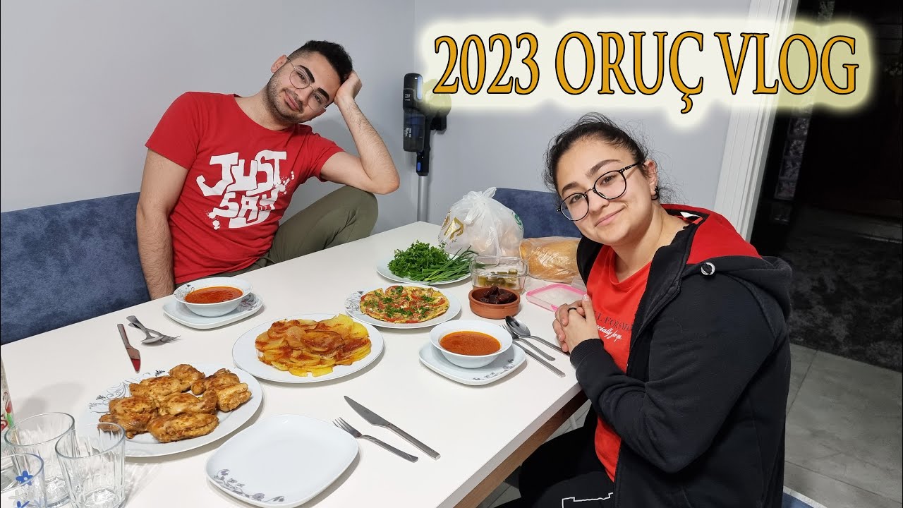 ORUÇLU BİR GÜNÜMÜZÜ SİZLER İÇİN VLOGLADIK İFTAR MENÜMÜZ