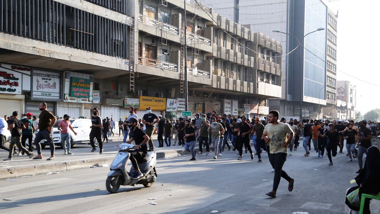 Protesters against election result clash with security forces in Iraq