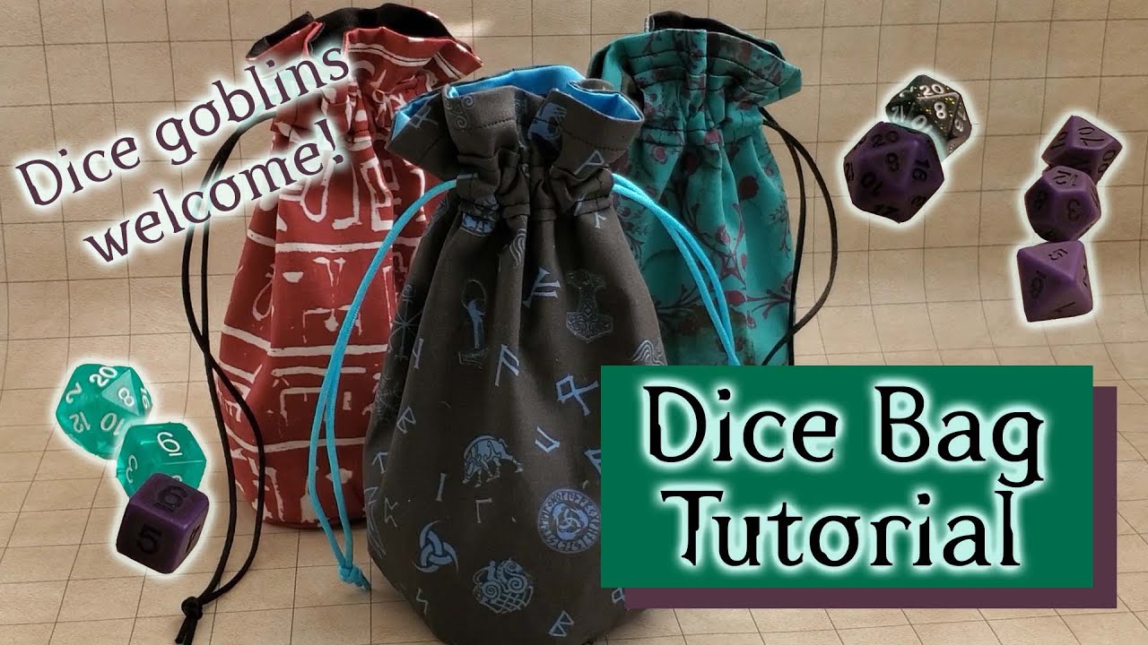 Dice Bag Tutorial for Dice Goblins!