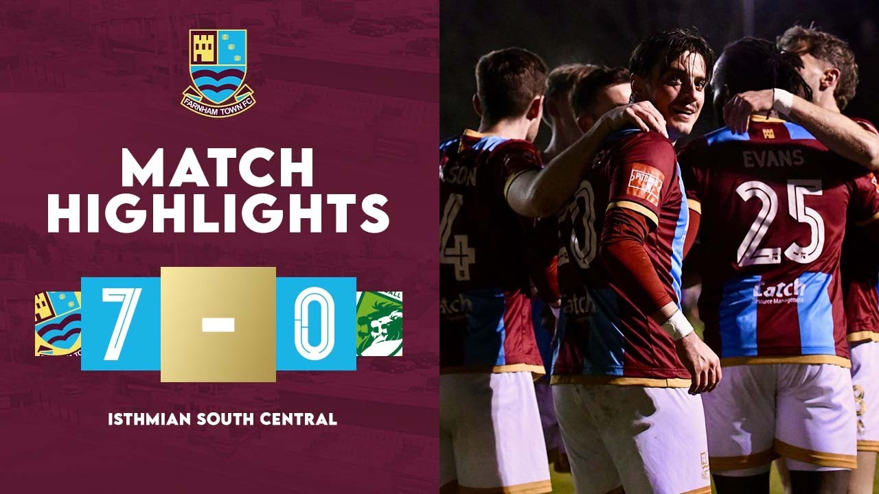 RAINING GOALS! | Farnham Town vs Guernsey | Full Match Highlights