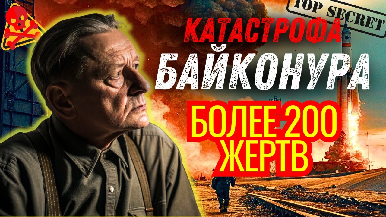 СССР ЗАЖИВО СЖЁГ 200 человек! ЗАБЫТАЯ Катастрофа - БАЙКОНУР 1960
