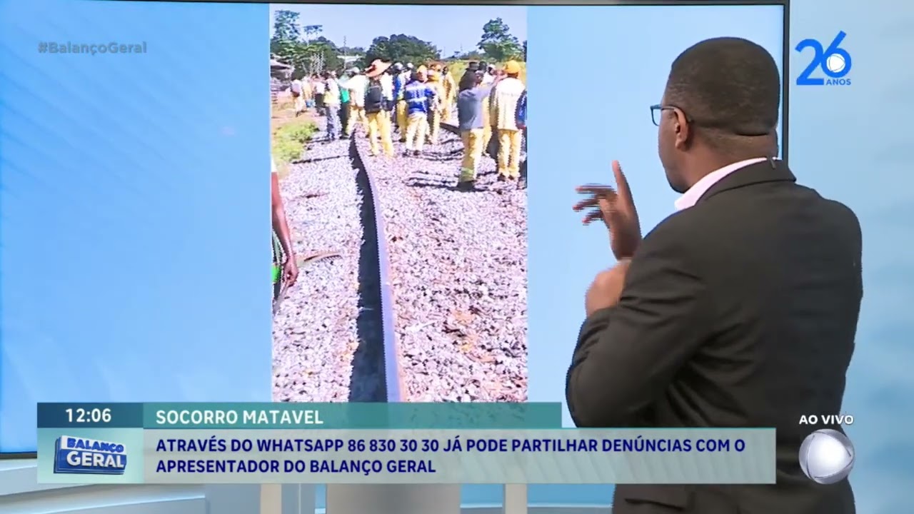 #BalançoGeral: Trabalhadores em Protesto Bloqueiam linhas férreas em Gondola, Impedindo Circulação