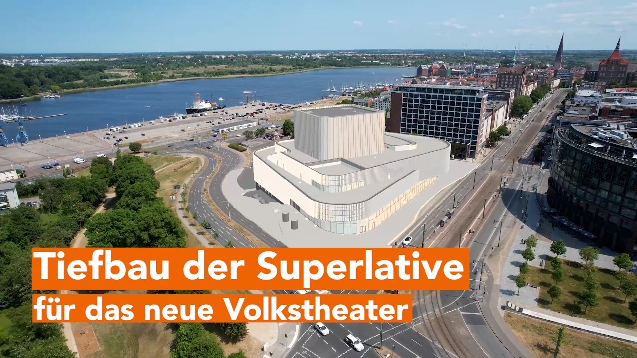Spezialtiefbau für das neue Rostocker Volkstheater – ein Rückblick auf das Jahr 2025