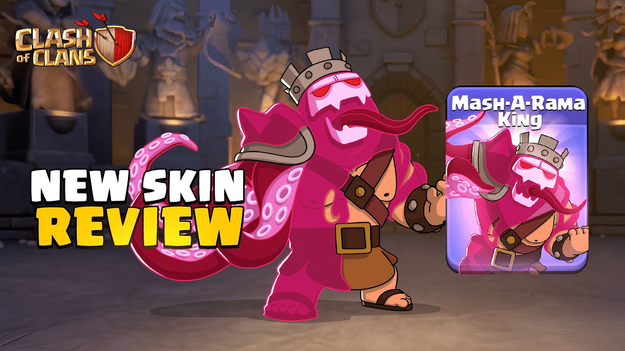 NEW Jelly King Skin REVIEW! (Clash Of Clans)