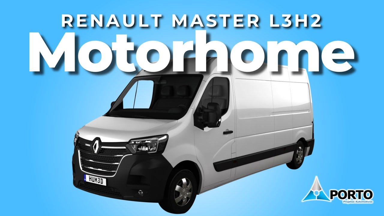 Motor Home Renault Master L3H2:  Versatilidade Sobre Rodas Porto Projetos Automotivos
