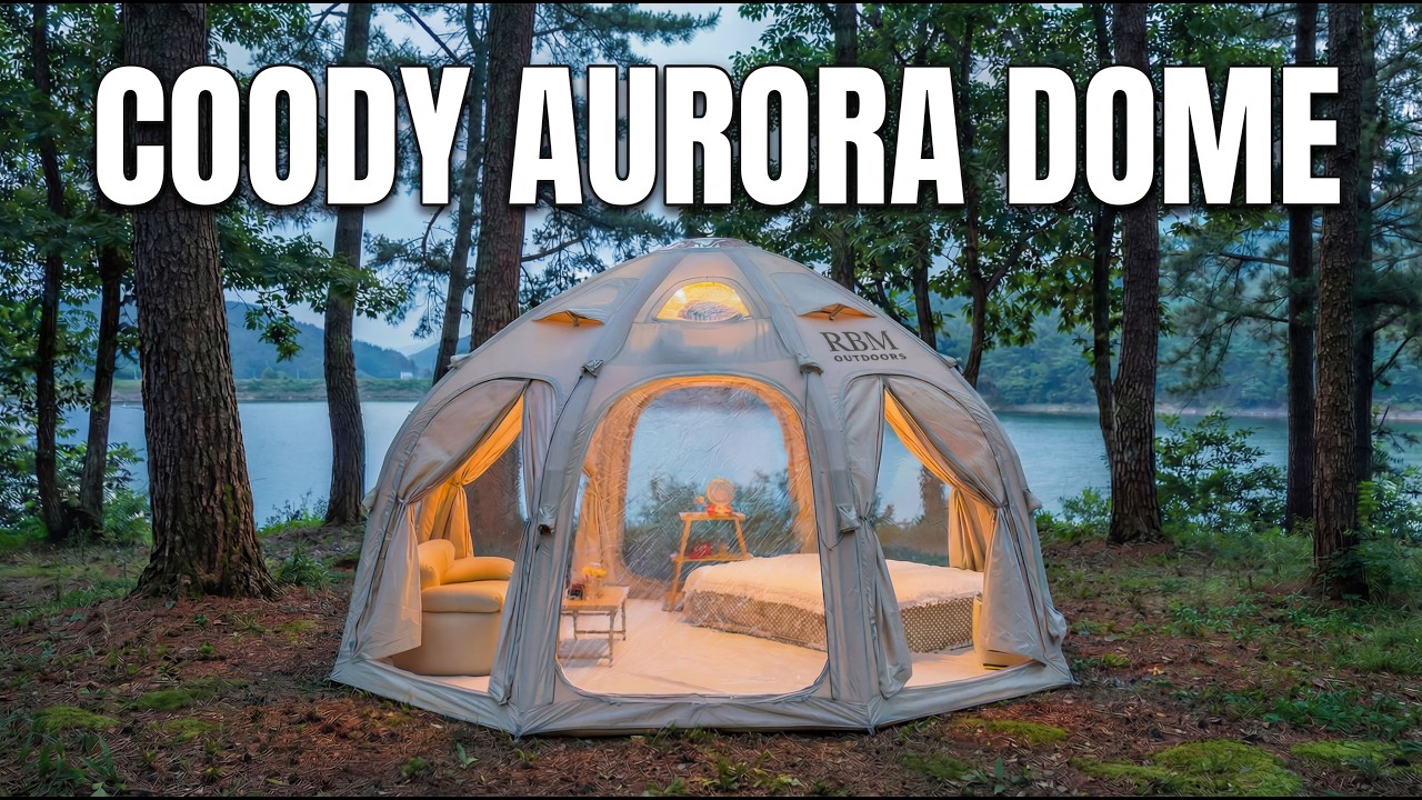 LUXURY INFLATABLE TENT REVIEW! COODY AURORA DOME TENT