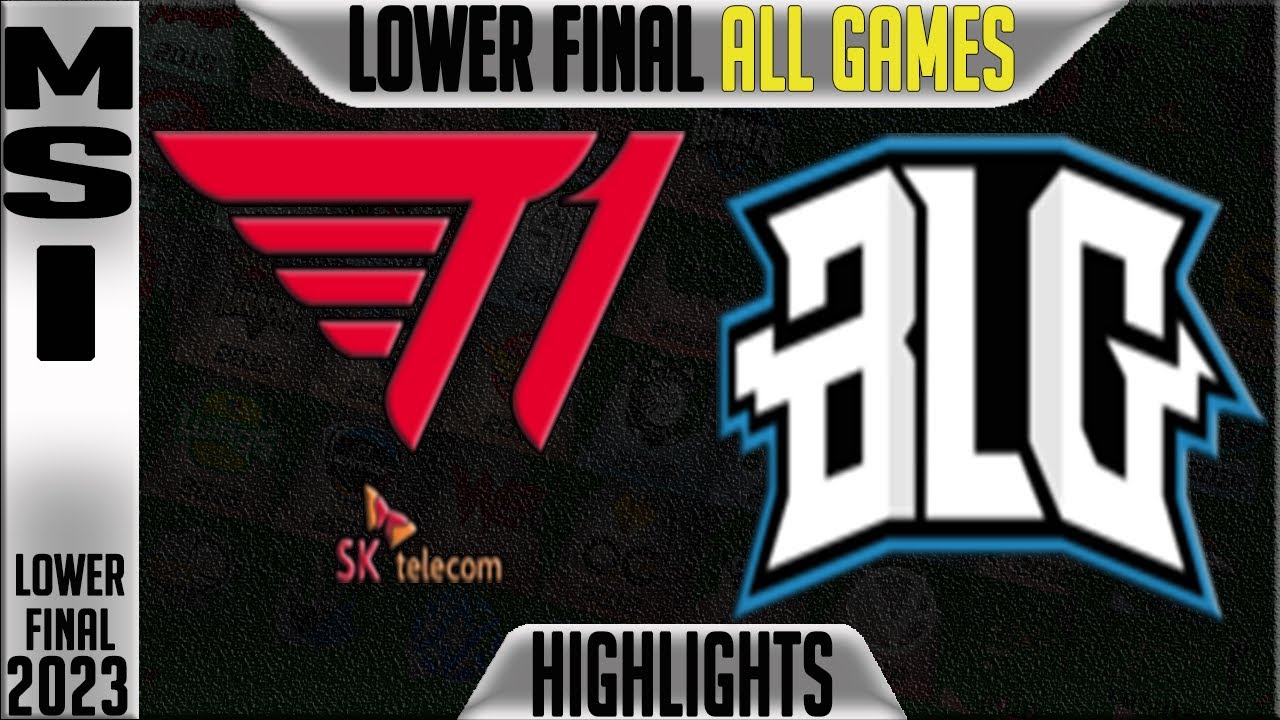 Najważniejsze momenty T1 vs BLG WSZYSTKIE MECZE | MSI 2023 &ndash; drabinki, dzień finałowy 11 | T1 vs ...