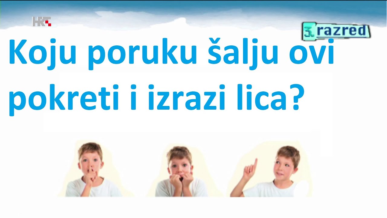 3. razred - Standardni i zavičajni govor; poruke - Hrvatski jezik