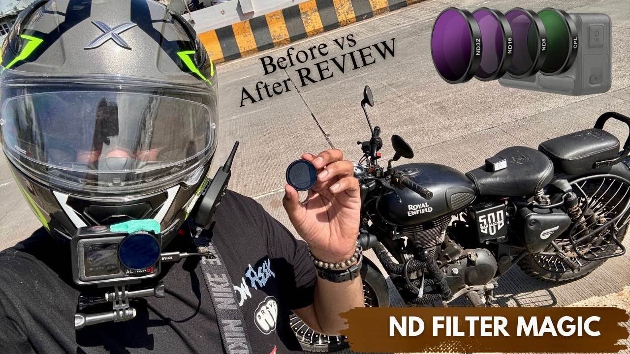 The Secret to Smooth Cinematic Motovlogging Shots | ND Filters Explained #ndfilter #motovlog #biker