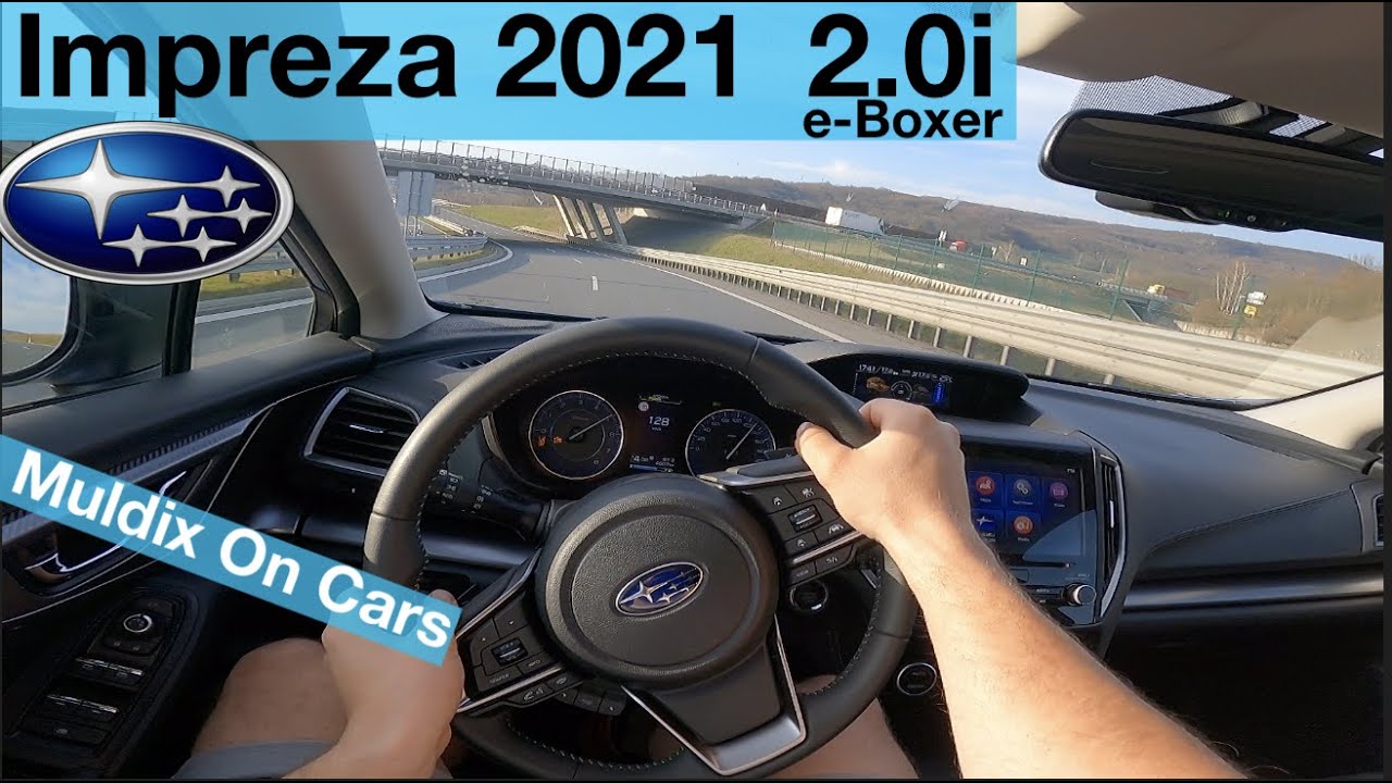 Subaru Impreza 2.0i e-Boxer POV Test Drive + Acceleration 0-200 km/h