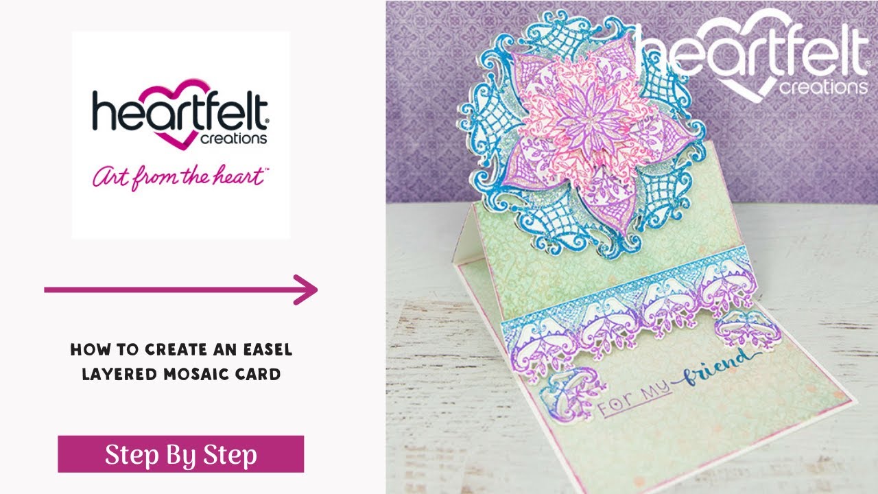 How to Create an Easel Layered Mosaic Card