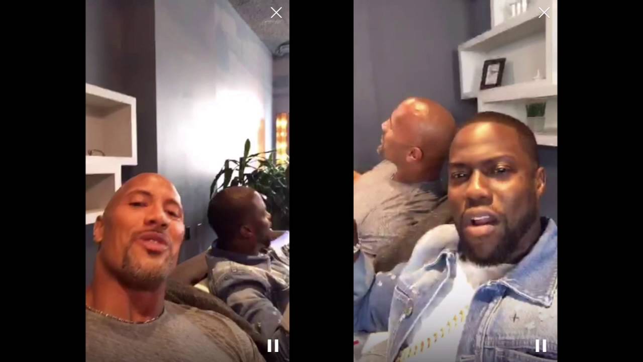 Kevin Hart & Dwayne 