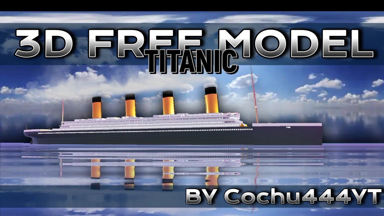 TITANIC 3D FREE Model By @cochu444yt. For Prisma 3D