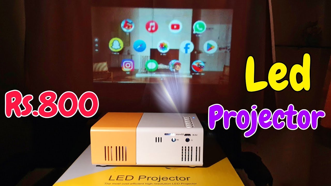 Cheapest Projector | Mini Projector | Portable Projector | Projector For Home Theater |Led Projector
