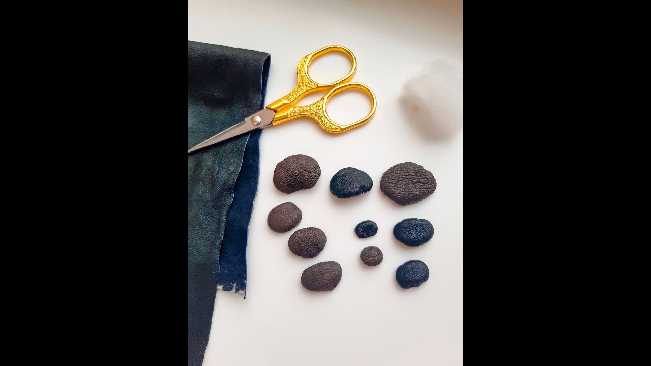 How to Make a Leather Nose for Teddy Bears 🧸 | Handmade Teddy Bear Tutorial