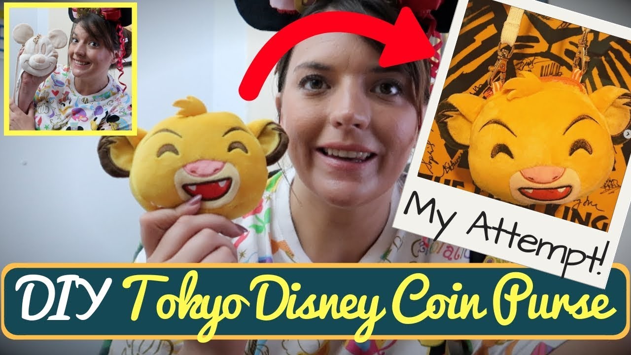 DIY Tokyo Disneyland Coin Purse | My Attempt | Krispy Smore 2018