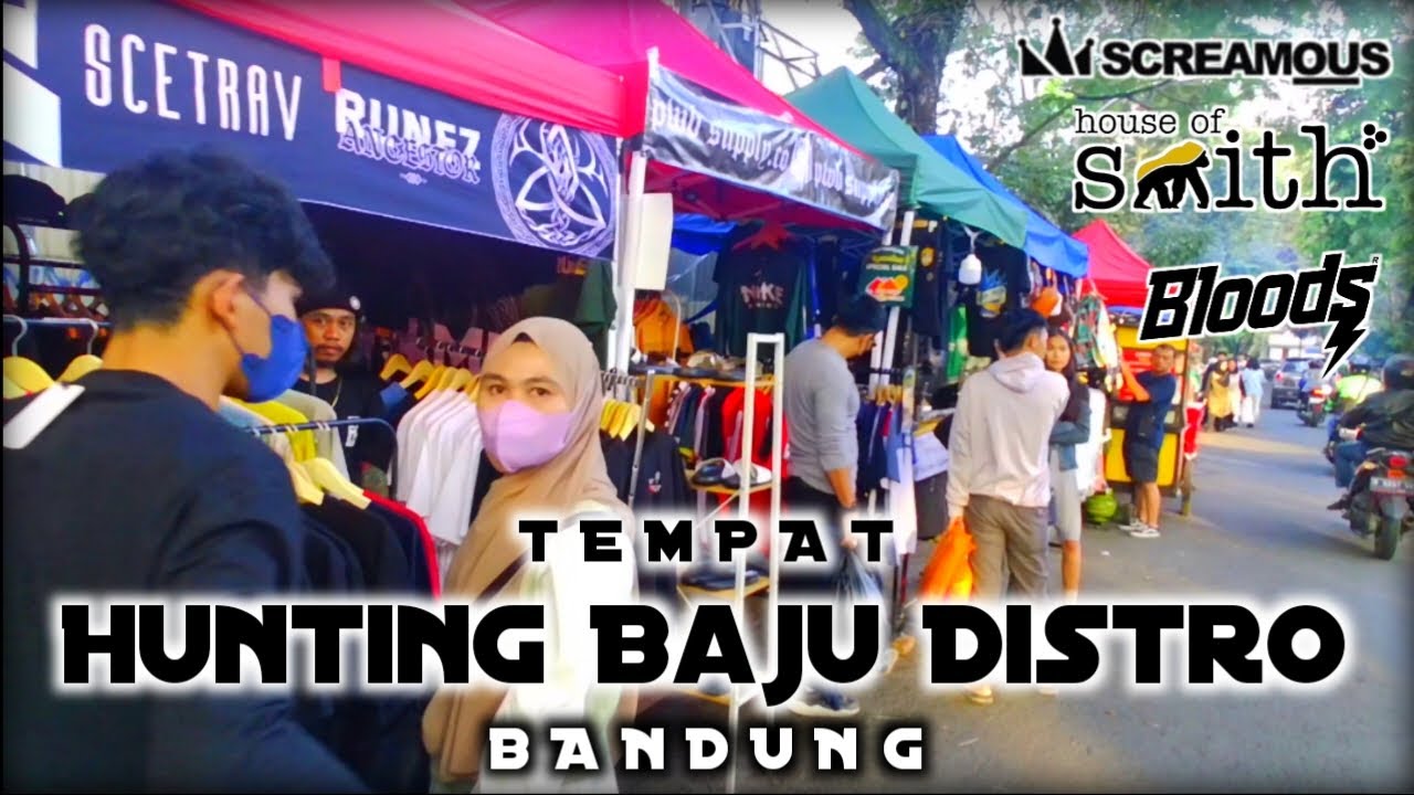 HUNTING 🏹 Baju DISTRO Jelang Lebaran Di Sekitaran Jl. TRUNOJOYO Bandung