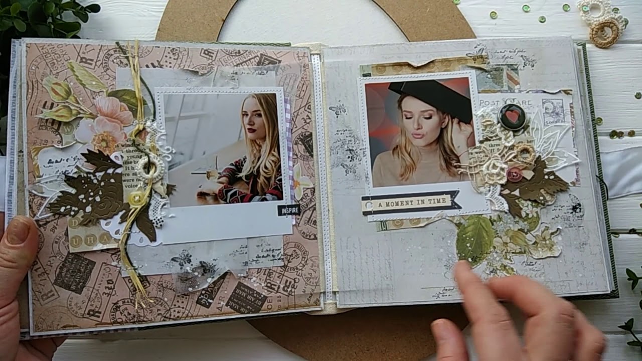 OVERVIEW/ Фотоальбом для блогера #totallyblond / Скрапмастерская GINGER