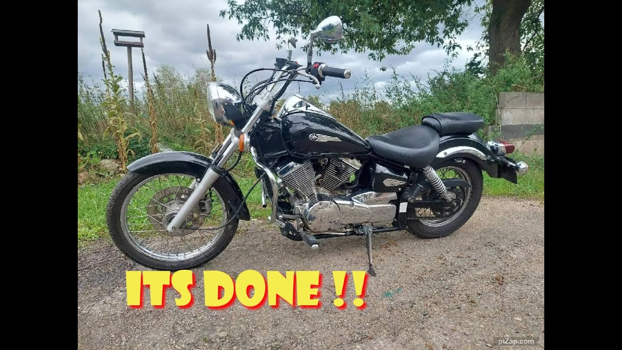 Polishing the XVS 125 and finale. Yamaha XVS 125 rebuild pt.3