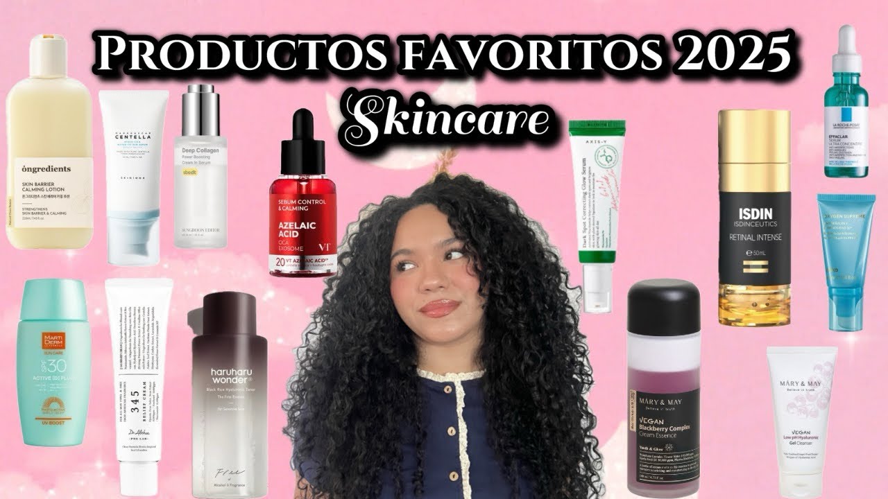 Mis FAVORITOS de SKINCARE 2025 ✨ Ingredientes que SÍ funcionan (piel mixta y sensible)