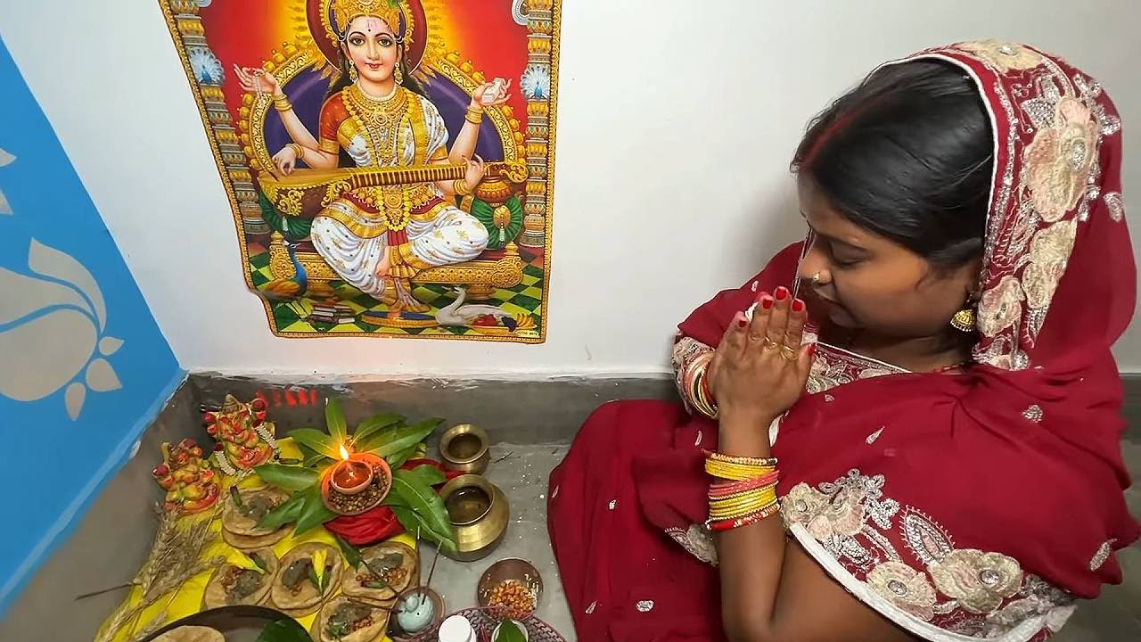 नवरात्री की पूजा की तैयारी | भगवान के भोग के लिए बनाएंगे पकवान | गांव में कैसे होती है नवरात्रि पूजा
