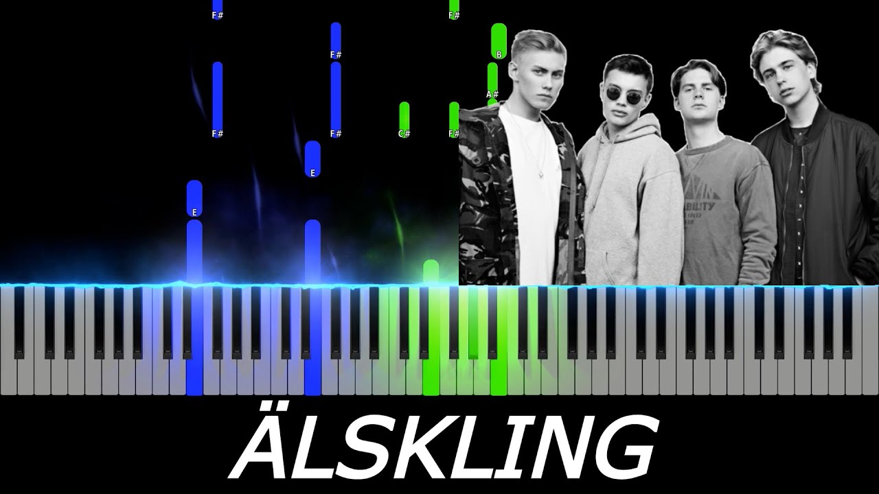 Älskling - Hov1 | Piano Tutorial
