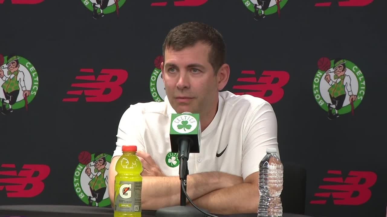 Celtics President Brad Stevens talks about roster changes