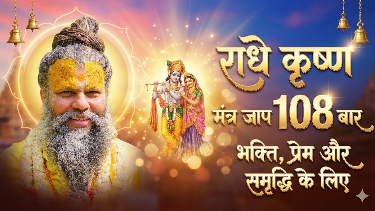 राधा कृष्ण का चमत्कारी मंत्र | 108 बार सुनें और करें जाप