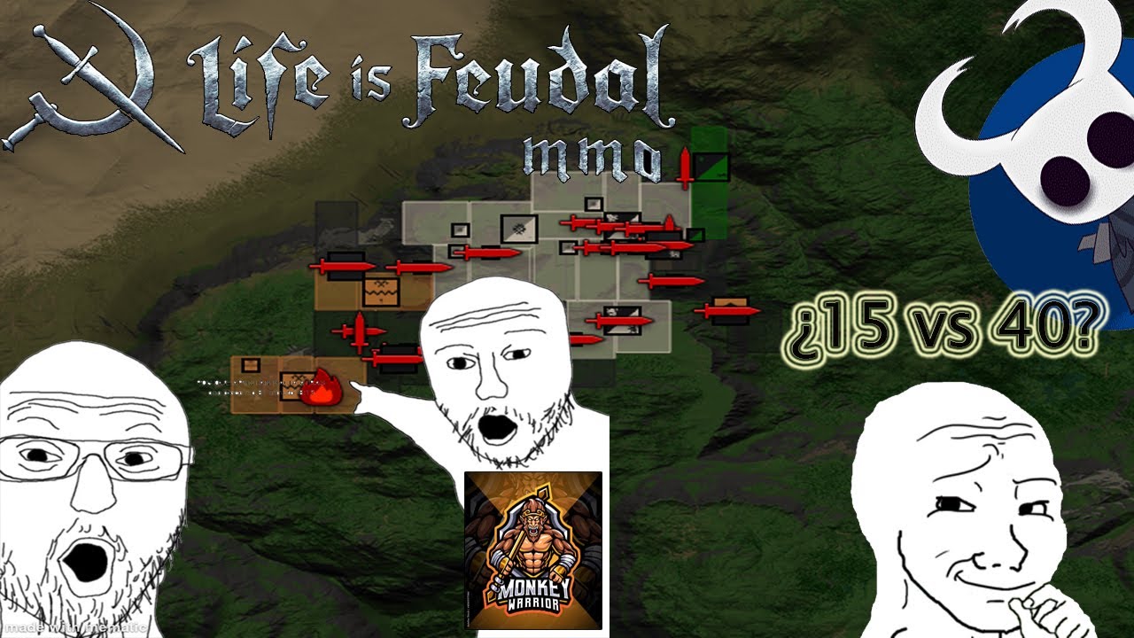 LIFE IS FEUDAL MMO 🙊MONKEYS🙊 VS PLATEAU COALITION 🤫🤫🤫