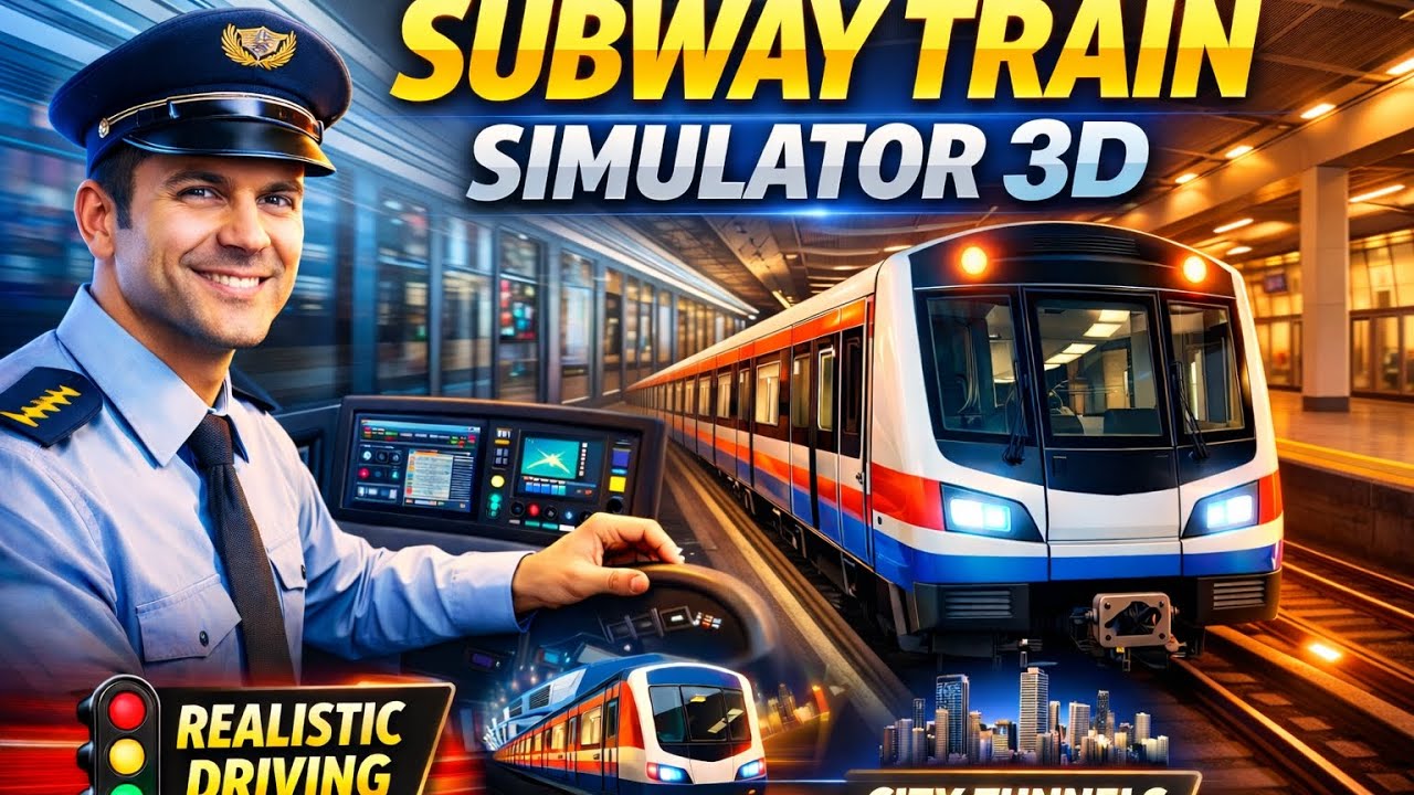 Subway Train Simulator 3D | Realistic Metro Driving Experience Gameplay | 2026 / 😱 