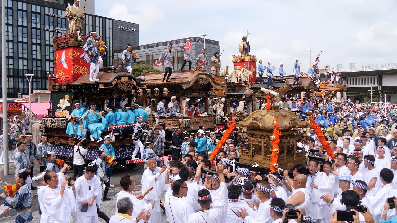 成田祇園祭 駅前広場総踊り（2025） Narita Gionsai Festival in Japan