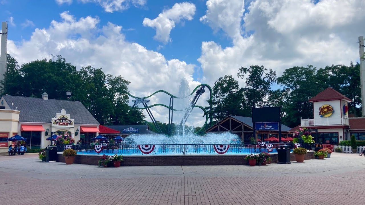SIX FLAGS GREAT ADVENTURE VISIT (JACKSON NJ) - MEDUSA, WONDER WOMAN RIDE, HOUDINI'S GREATEST ESCAPE