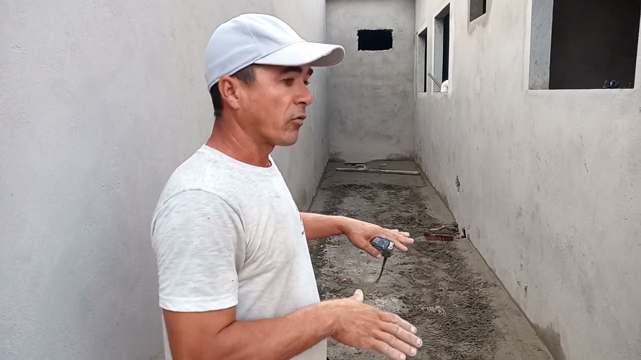 como fazer um caimento de piso de uma cal&ccedil;ada