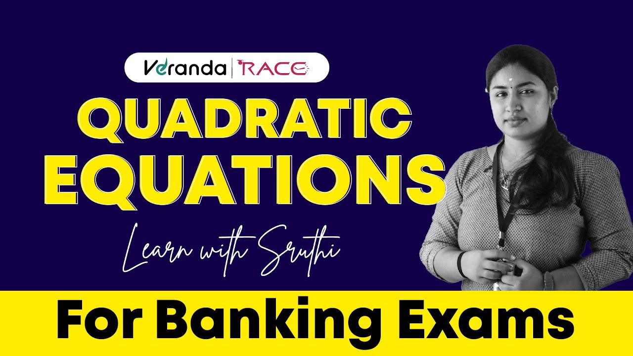 Quadratic Equations | Learn With Sruthi Miss | Veranda Race