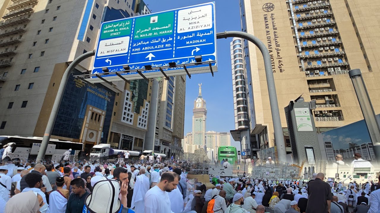 أجواء المسجد الحرام يوم الجمعة