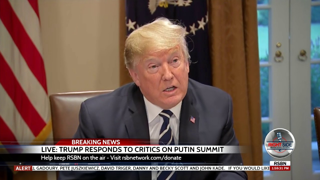 FULL: President Trump Statement on Criticism of Summit with Putin 7/17/18