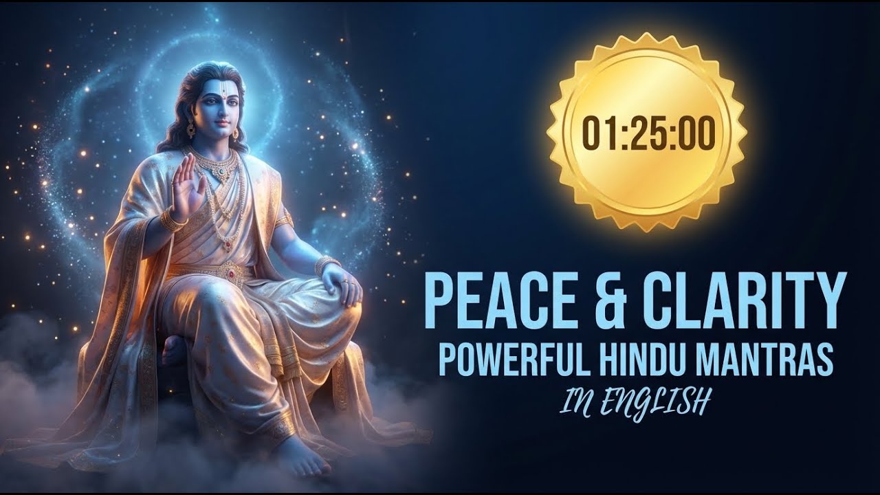 Powerful Vedic Shiva, Hanuman, Vishnu Mantras Sung in English | For Relaxing & Deep Focus 1hr 30mins