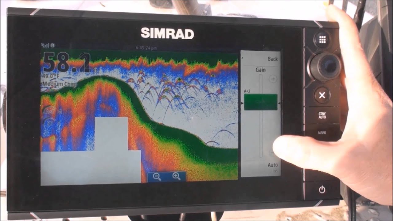 Basic Fish finder Settings- SIMRAD NSS Evo2 On the Water Sonar Tips!