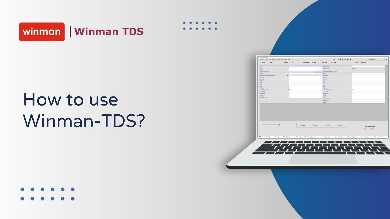 How to use Winman-TDS? | Winman TDS