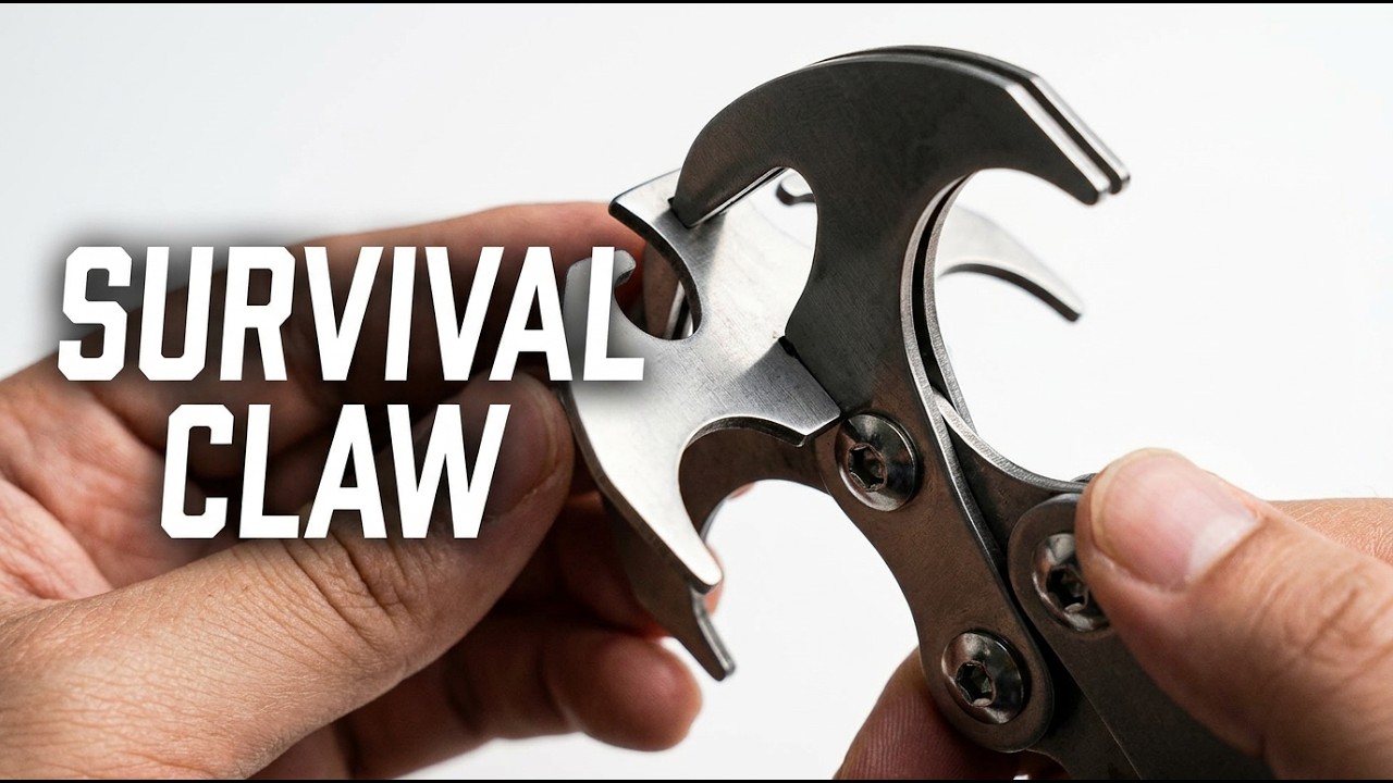 Multifunctional Survival Grappling Hook Claw