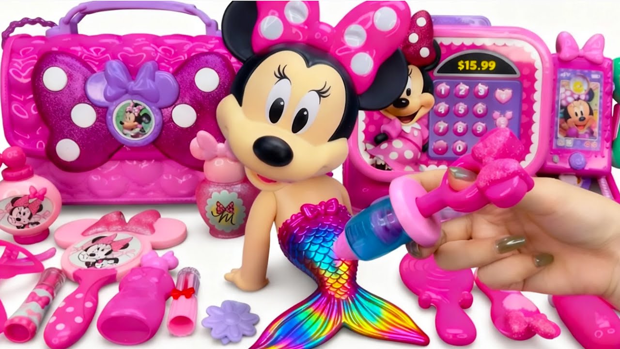 Minnie Mouse 2026🎀 Set Unboxing del maquillaje vs juego médico rosa de Minnie, colección de Disney