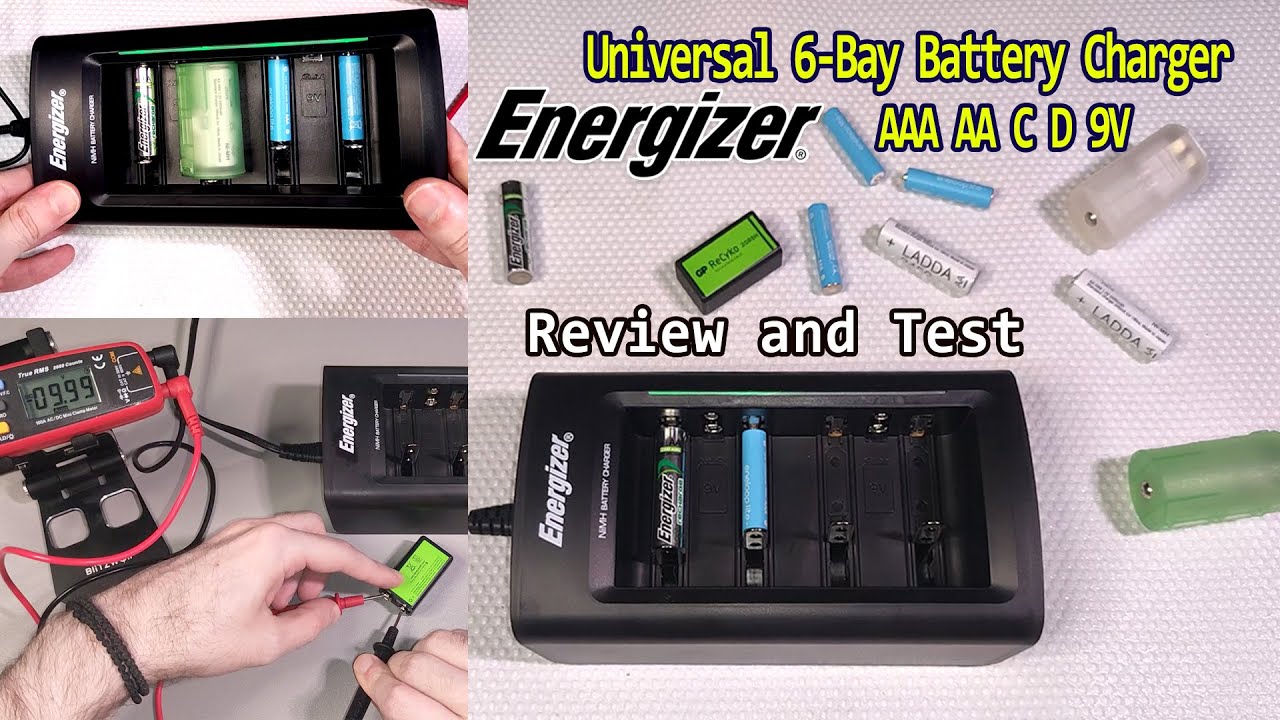 Универсальное зарядное устройство Energizer на 6 аккумуляторов | Обзор и тестирование