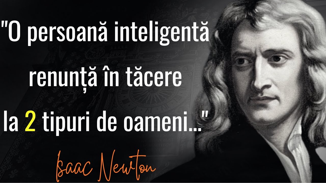 Lecțiile de Viață ale lui NEWTON pe care Oamenii le învață prea târziu