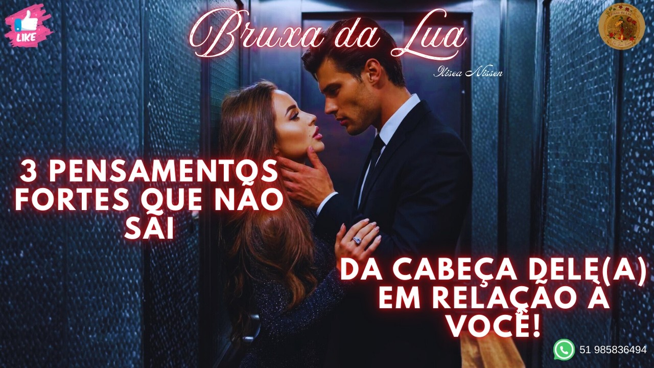 🔮3 PENSAMENTOS FORTES que NÃO SAI da CABEÇA dele(a) em relação à você!