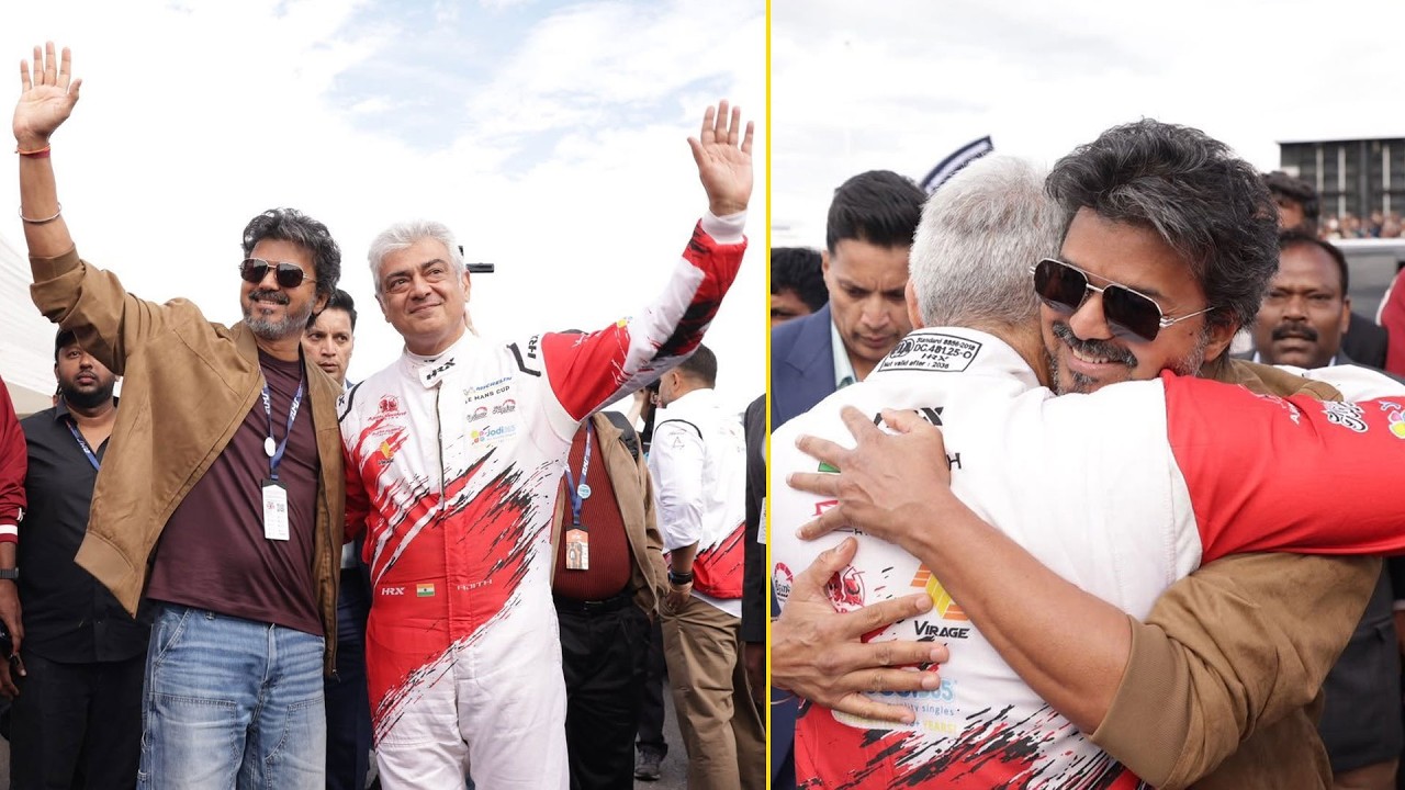 CM Vijay & Ajith Kumar Exclusive Visuals @ Silverstone Circuit London