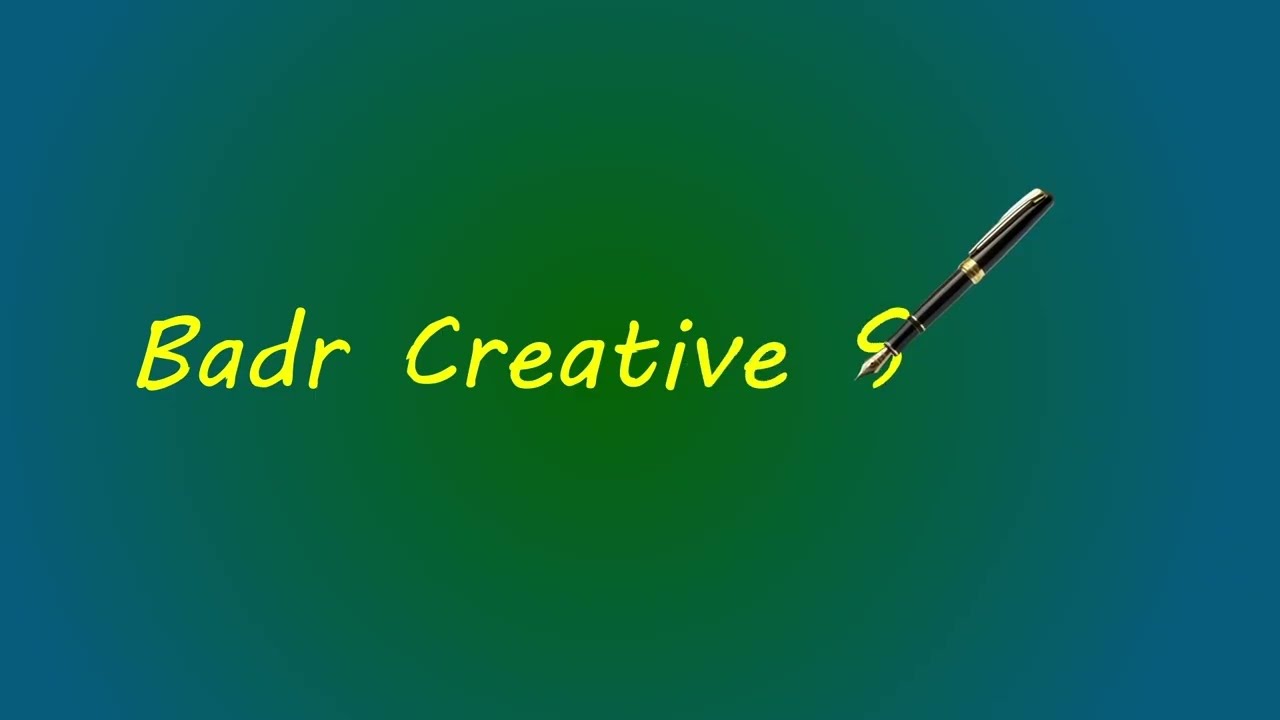 كتابة اللوجو بالقلم فى فيوجن |Pencil Write Motion Graphic