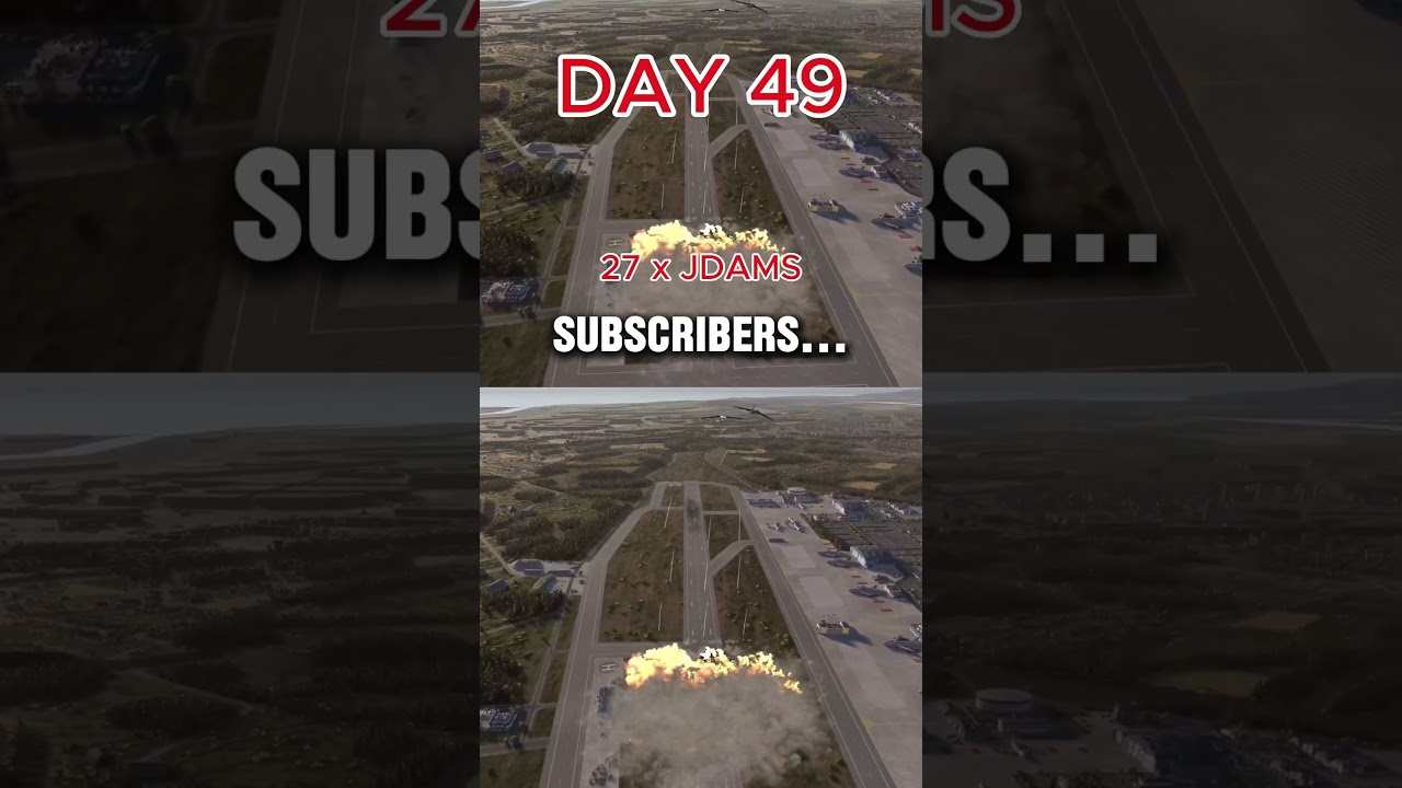 Day 49 : LJDAM Challenge (Subscribe to ADD +1 JDAM)  #brokenarrow #rts #aviation #warfare #tactics