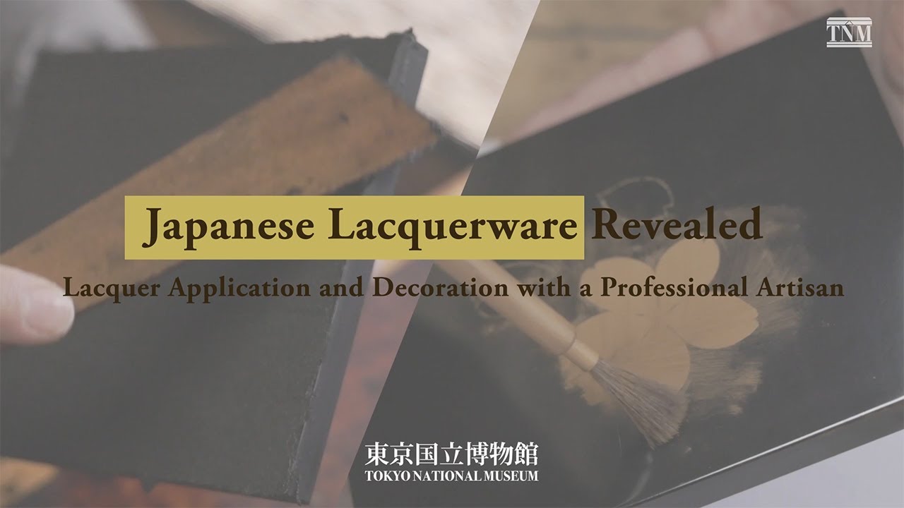 Japanese Lacquerware Revealed: Lacquer Application and Decoration with a Professional Artisan