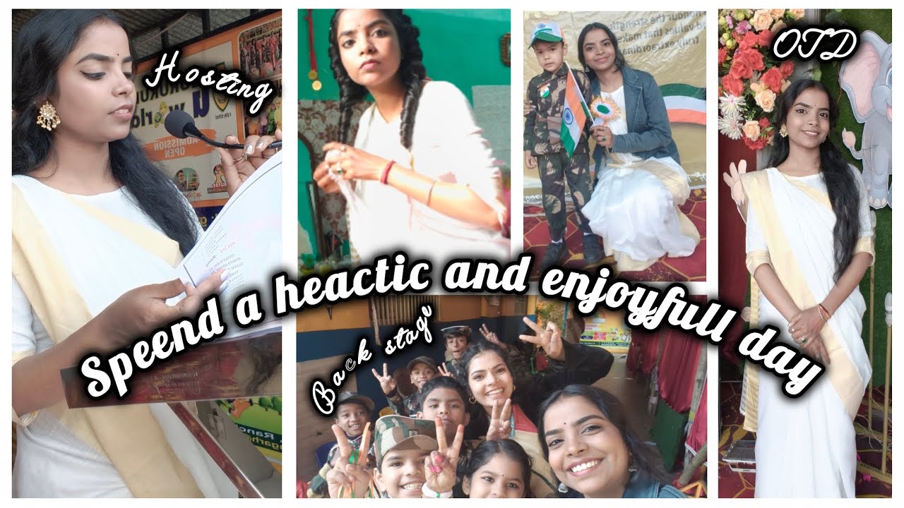 A day full of chaos 😓ll attending back to back 2 function ✌️ll